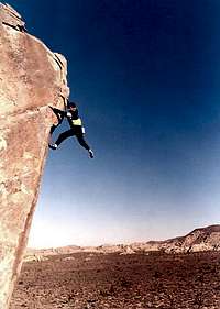 Paul Parker free soloing a...