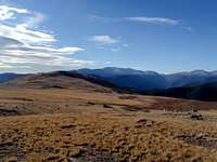 Looking south at Mount Evans