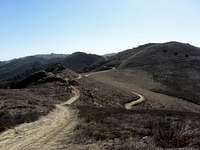 view of the trails