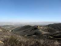 view of simi valley, you can actually see the smoke roll in from the 2007 southern california fires