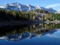 Triglav 7-Lakes Valley - Double Lake with Triglav Hut