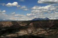 West Elks from Gunnison Gorge.