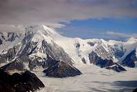 Upper Kahiltna Glacier and Pass, Denali, AK.