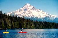 The famous view: Mount Hood...