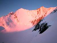 sunrise over lenzspitze and...