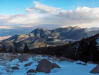 Front Range From Pikes Peak
