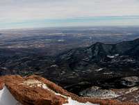 Colorado Springs from Pikes Peak