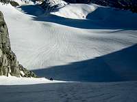 Sierras - Palisade Glacier seen while climbing the U-notch