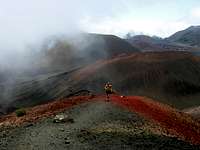 Maui - Trail running in the Haleakala crater