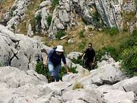 Ascent to Kolac peak