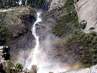 The fall from Upper Yosemite Falls