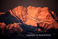 Kangchenjunga in the last light