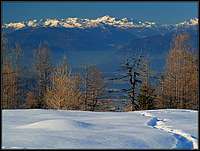 Hochalmspitze from Karavanke/Karawanken