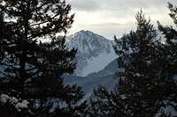 A jagged peak beside Mount Askom
