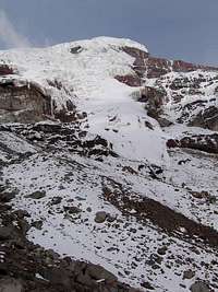 View of the Chimborazo summit...