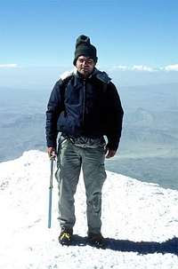Me, on the summit of Ararat -...