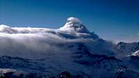 Matterhorn captured by clouds