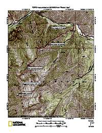Northeast ridge route map