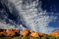 Arches NP sky