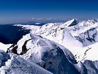 Summit ridge of Vanatoarea lui Buteanu peak