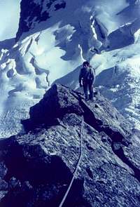 Climbing the ridge.
 7 July...