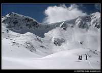 Avalanche in Pirin mountains