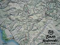 Big Basin SP map