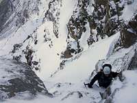 Coming out of the 2nd Crux-pass