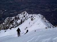 Final slope to the summit