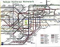 Tokyo Rail Map
