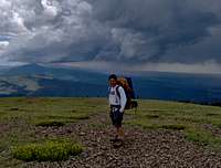 Coming down from Baldy Mt., Philmont