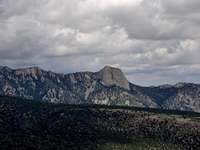 Tooth of Time in a storm, Philmont.