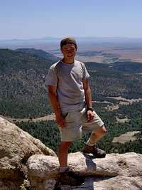 Me at Window Rock, Philmont.