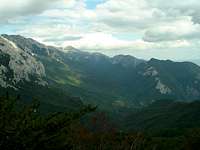 View from Strazbenica pass...