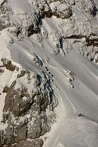 Mali Triglav ascent