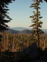 View of Cinder cone from the summit