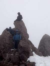 At the summit