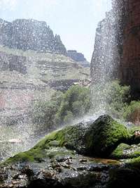 Ribbon Falls- North Kaibab Trail- Grand Canyon