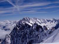 View from Aiguille du Midi