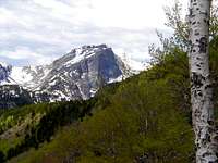 Hallett Peak as seen from the...
