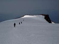 The summit plateau...