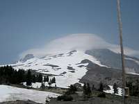 Mount Hood in a Cloud