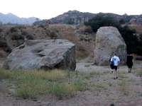 Slant rock and Boulder 1