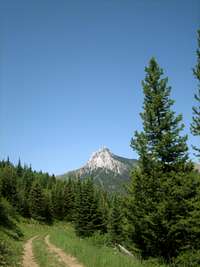 Ross Peak from the Brackett Creek Road