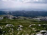 View from Konj, 1855 m, south...