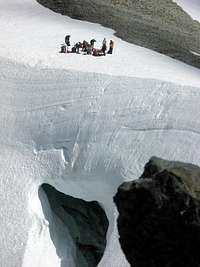 Climbers Taking Break