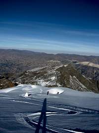Ski descent of Vallunaraju