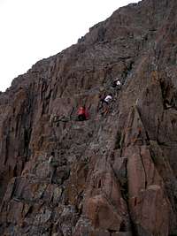 Climbing Wetterhorn Peak