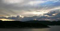 Sunset over Flaming Gorge