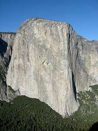 El Cap viewed from top of...
